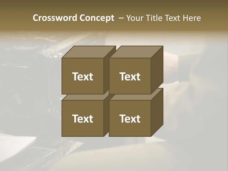 Old Typewriter PowerPoint Template