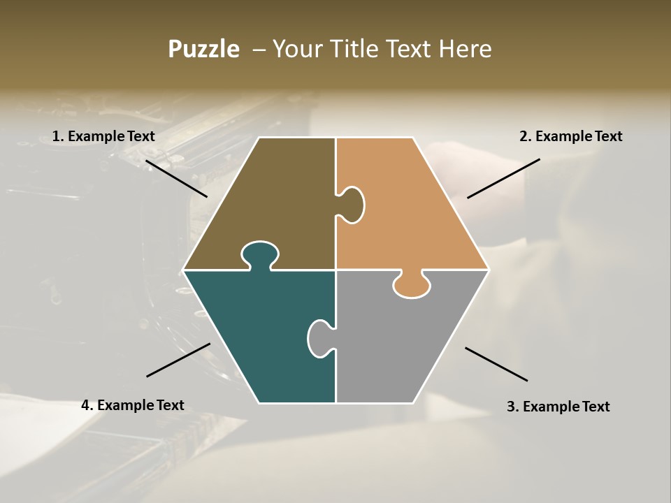 Old Typewriter PowerPoint Template