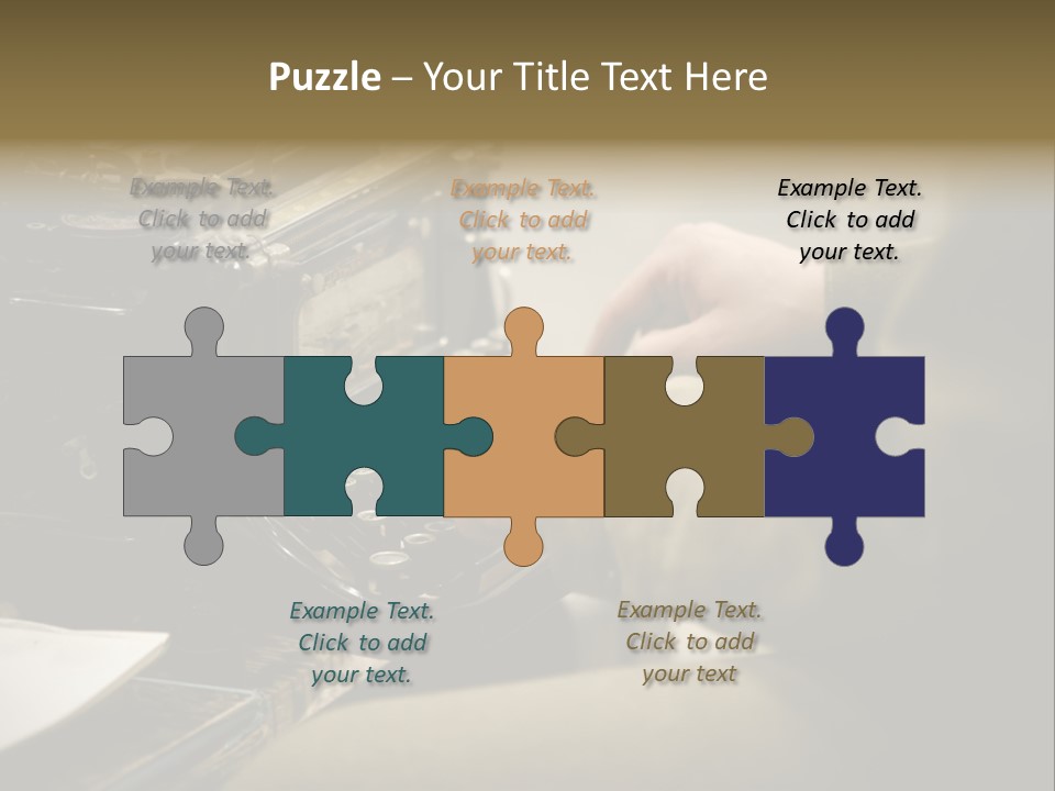 Old Typewriter PowerPoint Template