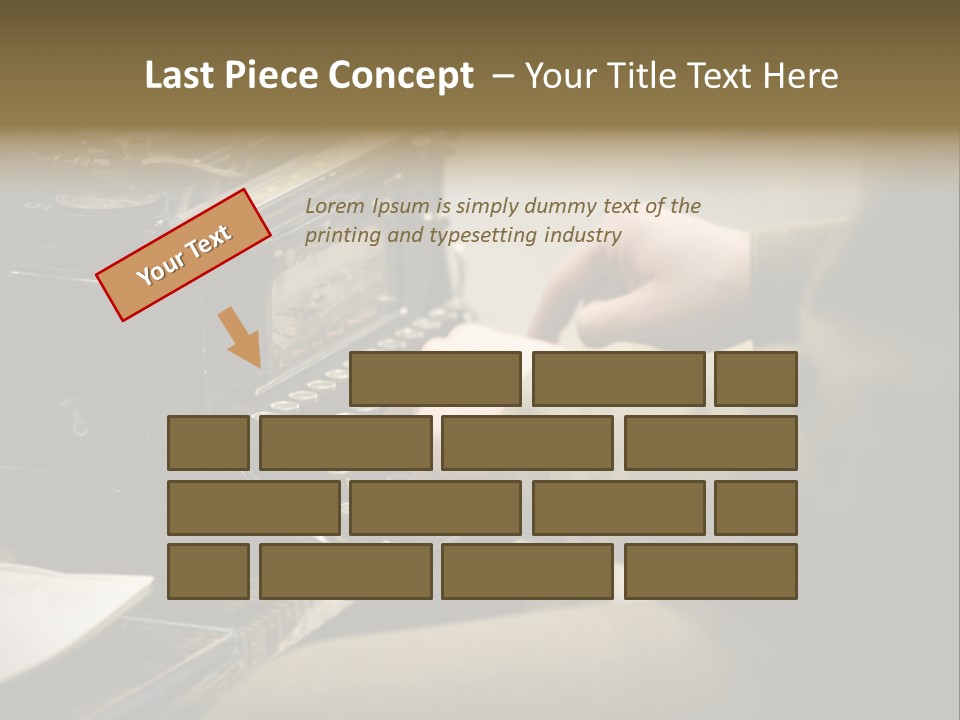 Old Typewriter PowerPoint Template