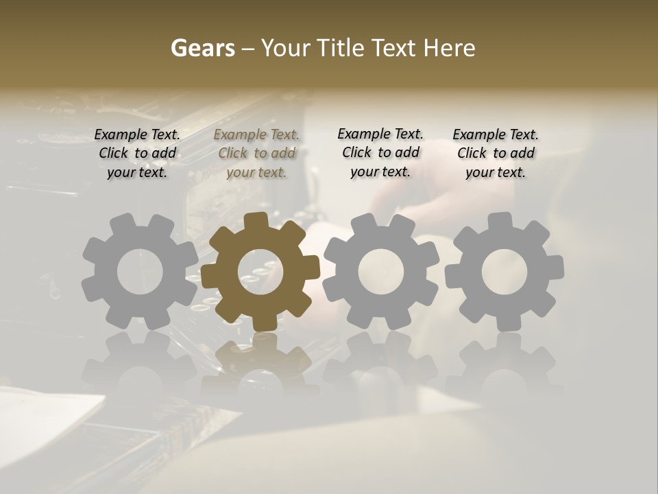 Old Typewriter PowerPoint Template