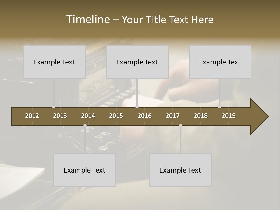 Old Typewriter PowerPoint Template