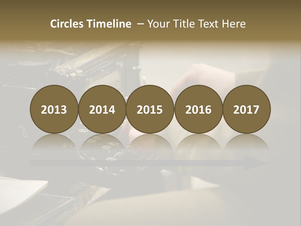 Old Typewriter PowerPoint Template