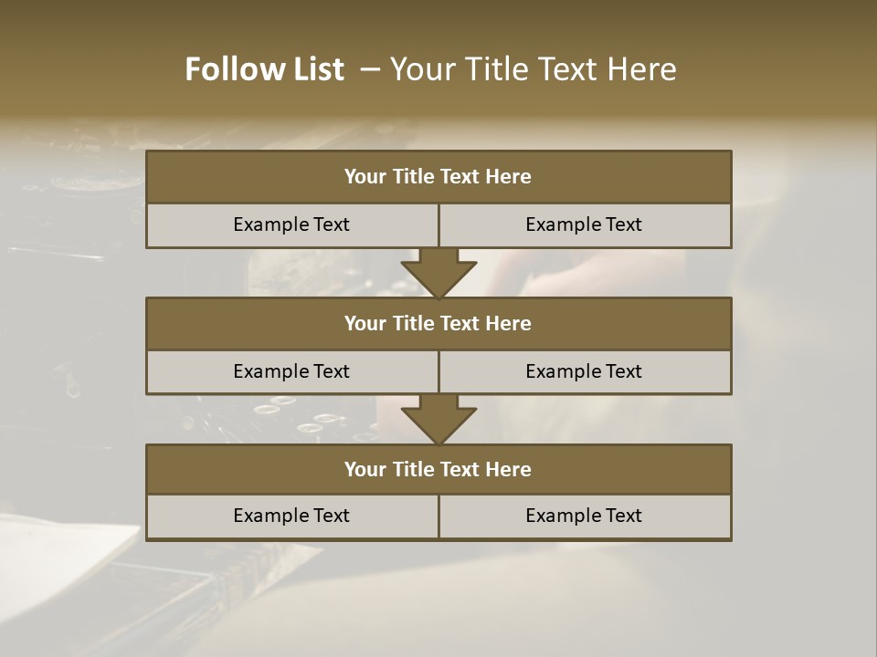 Old Typewriter PowerPoint Template