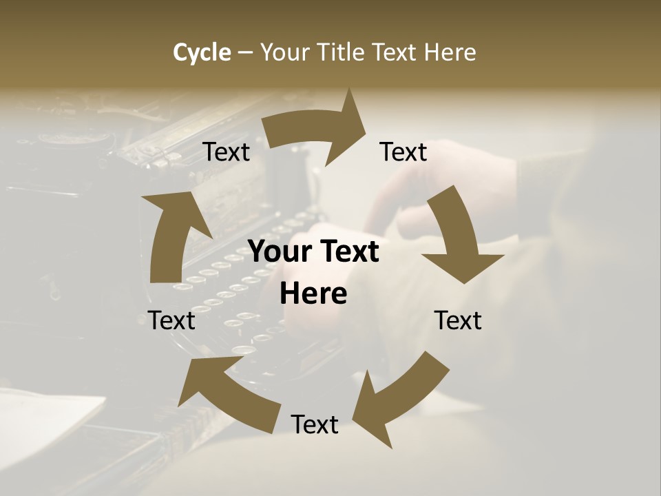 Old Typewriter PowerPoint Template