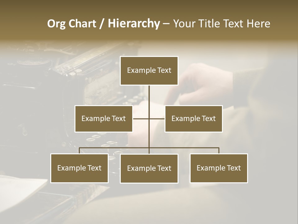 Old Typewriter PowerPoint Template