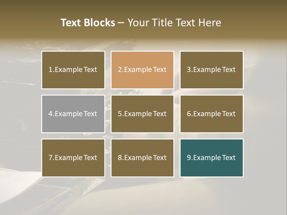 Old Typewriter PowerPoint Template
