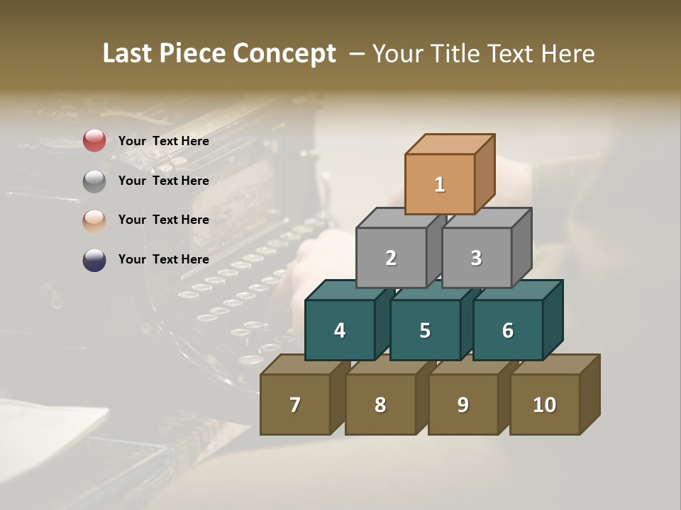Old Typewriter PowerPoint Template