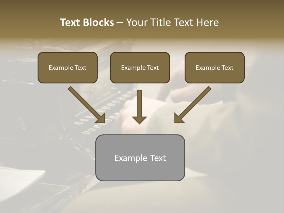 Old Typewriter PowerPoint Template