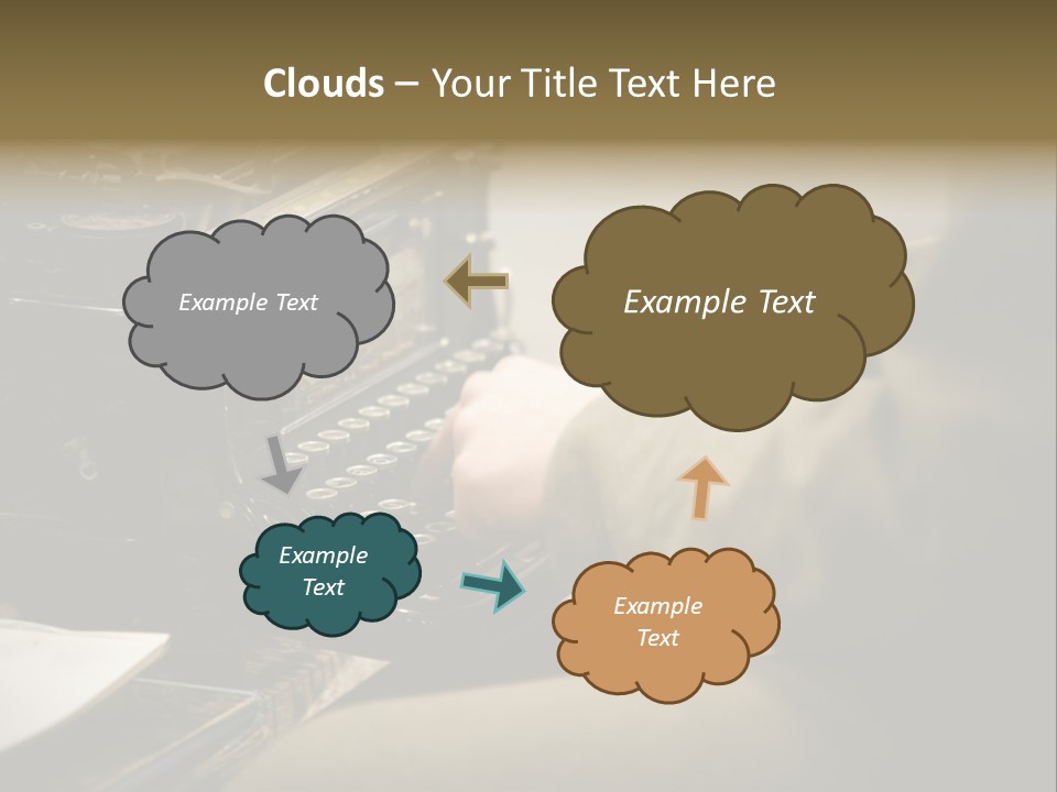Old Typewriter PowerPoint Template