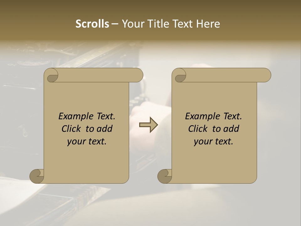 Old Typewriter PowerPoint Template