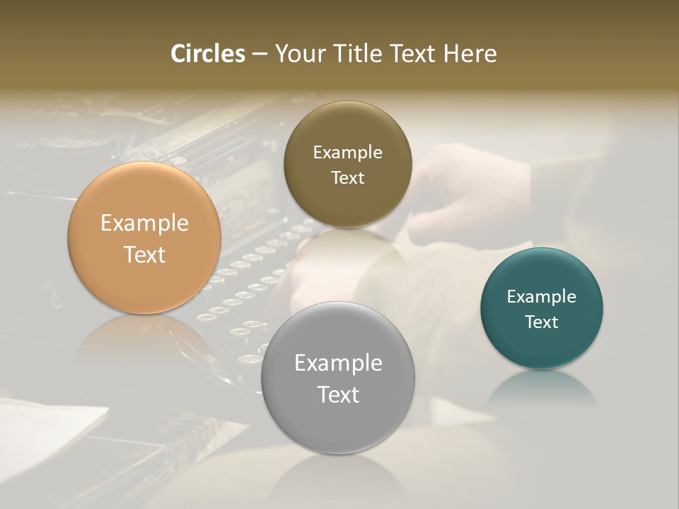Old Typewriter PowerPoint Template