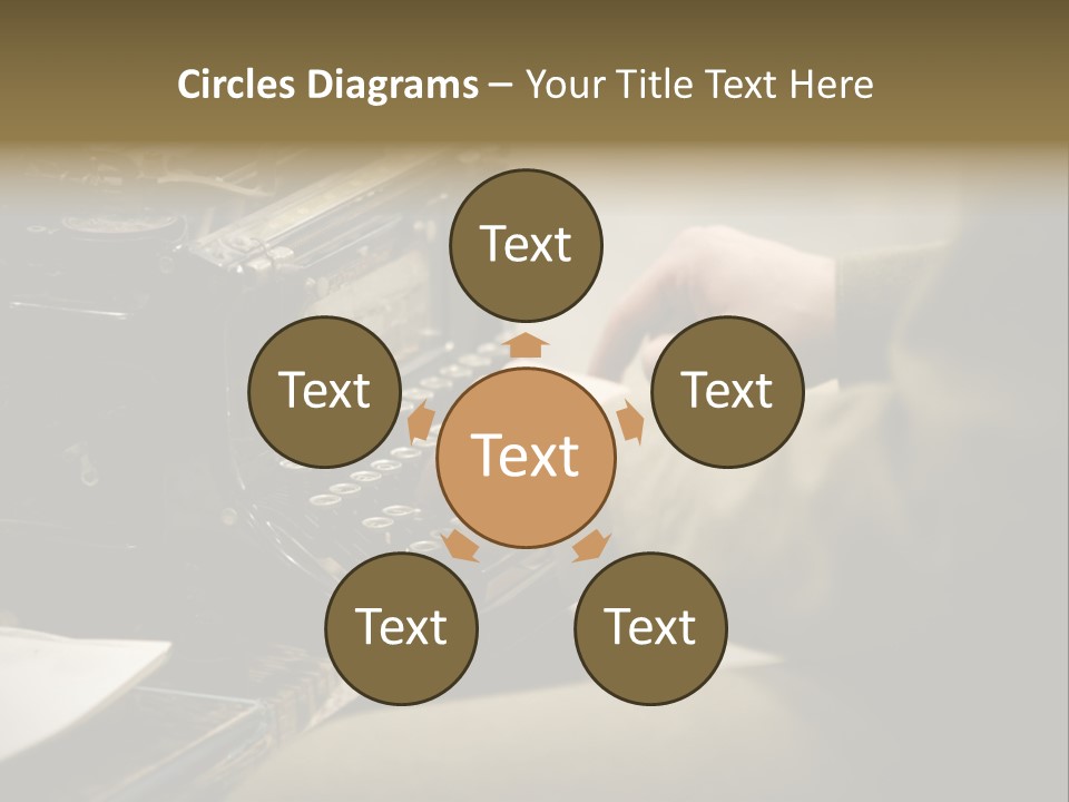 Old Typewriter PowerPoint Template