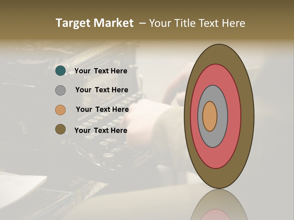 Old Typewriter PowerPoint Template