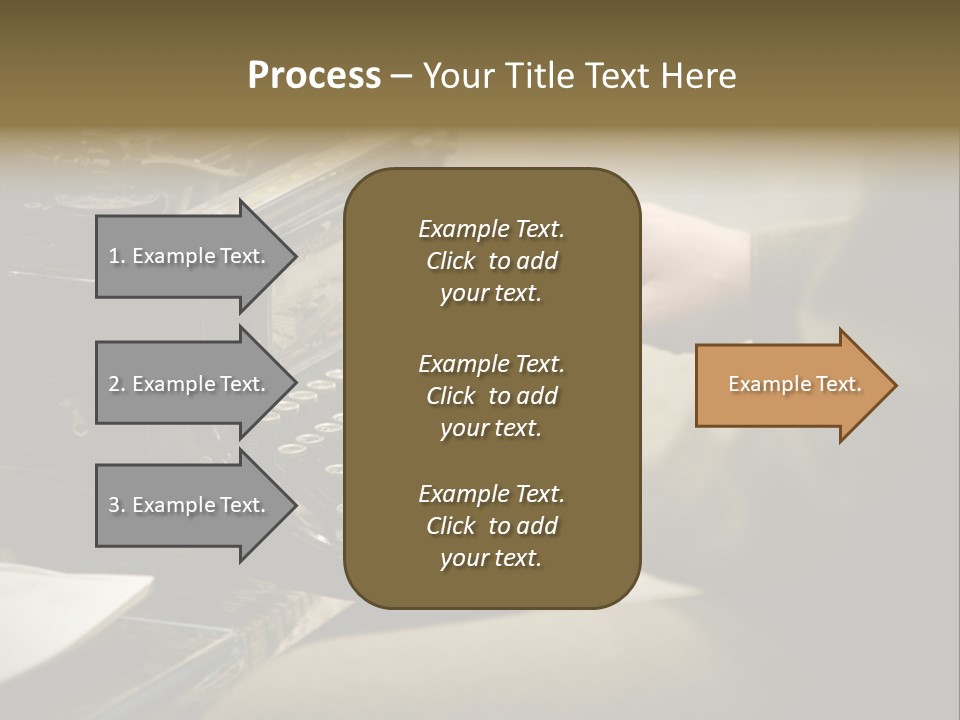 Old Typewriter PowerPoint Template