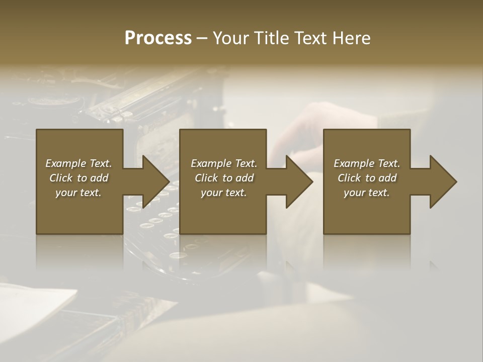 Old Typewriter PowerPoint Template