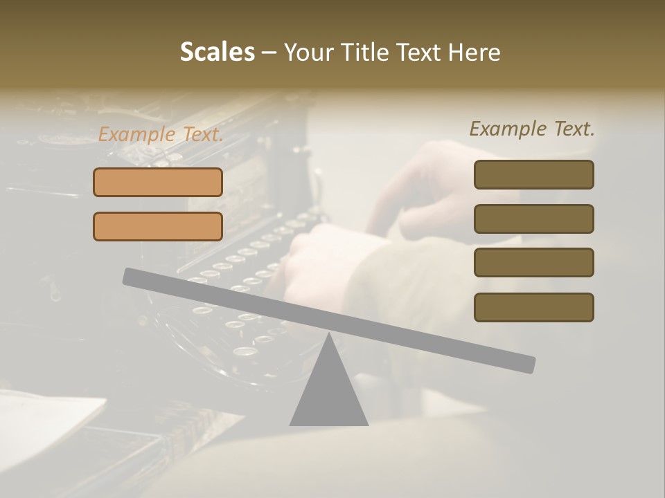 Old Typewriter PowerPoint Template