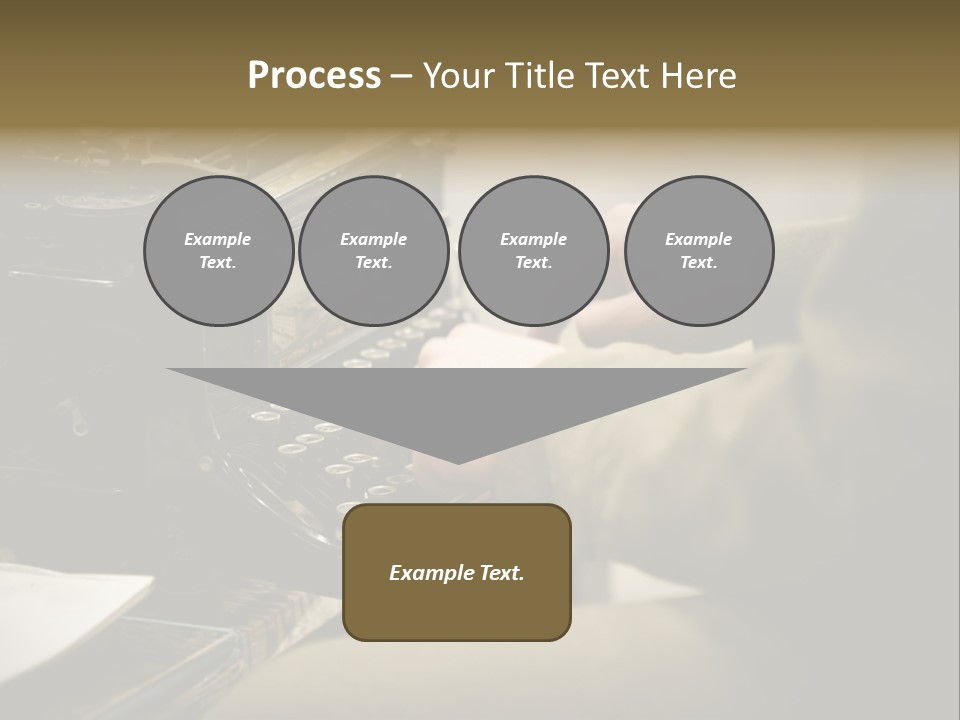Old Typewriter PowerPoint Template
