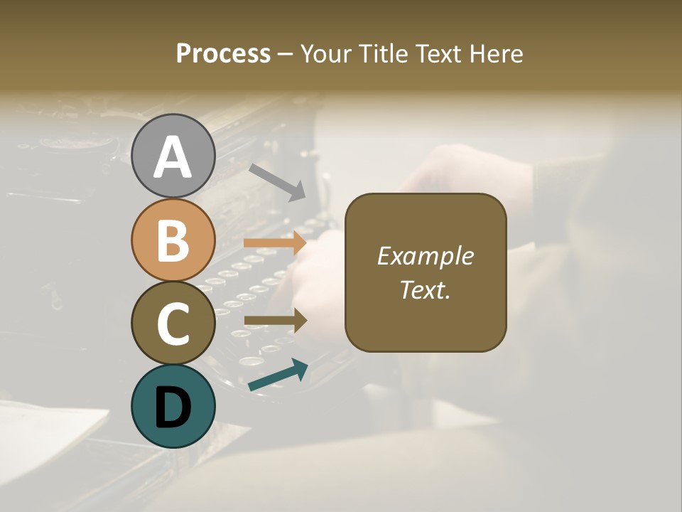 Old Typewriter PowerPoint Template
