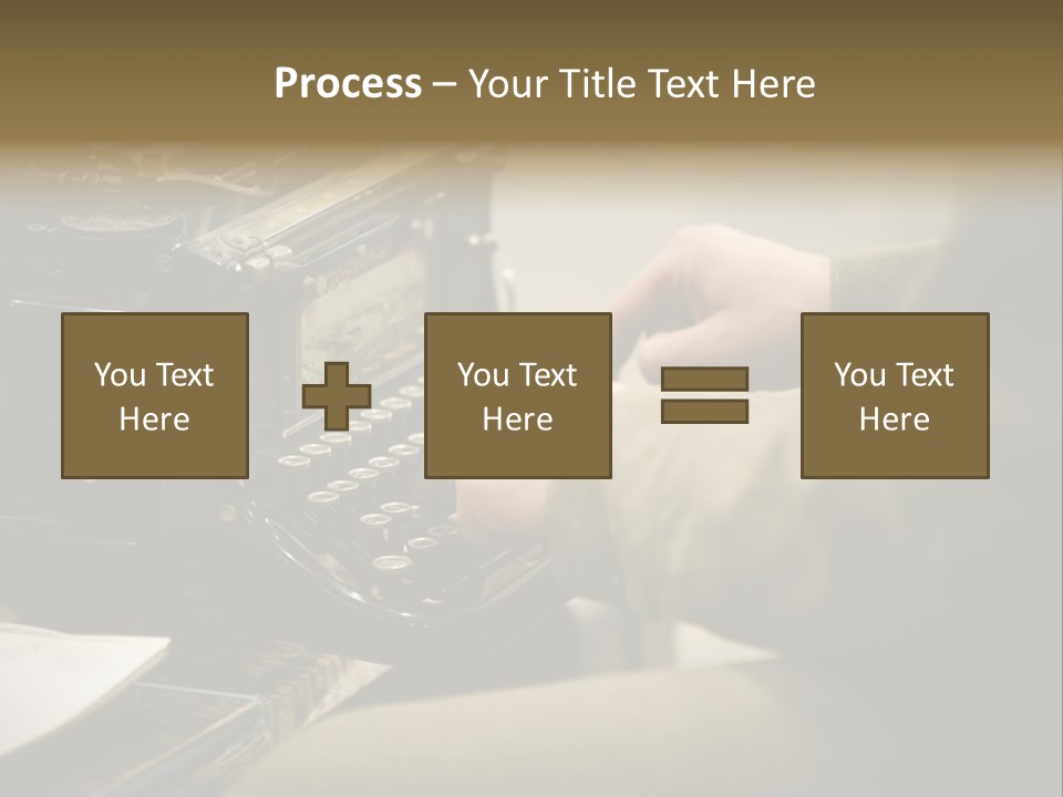 Old Typewriter PowerPoint Template