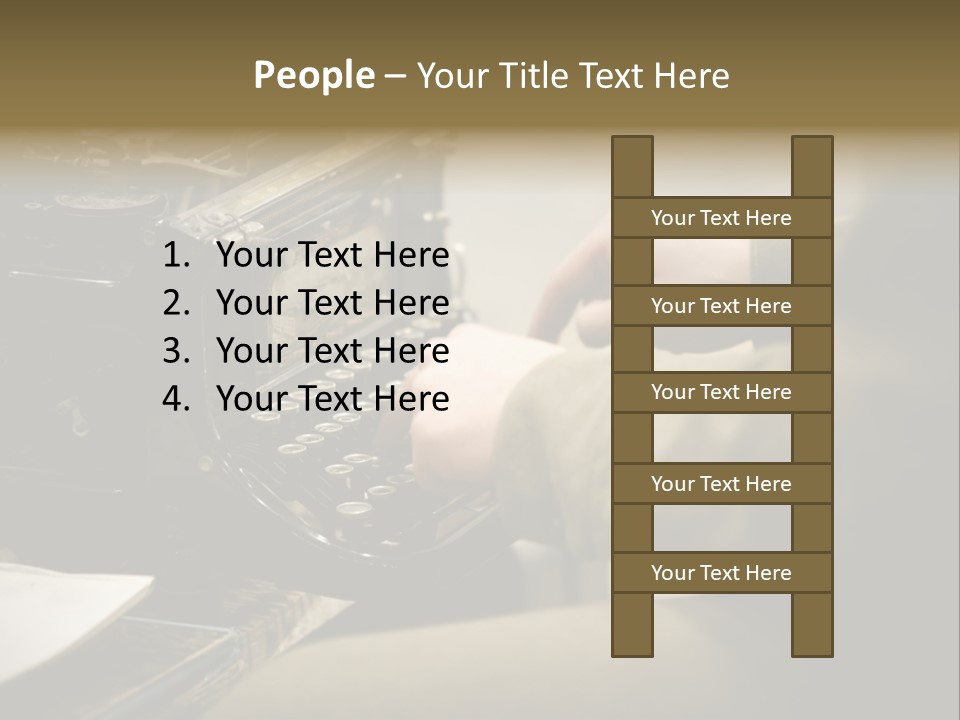 Old Typewriter PowerPoint Template