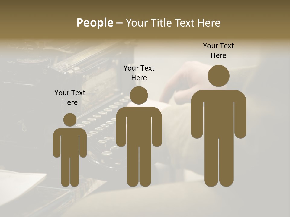 Old Typewriter PowerPoint Template