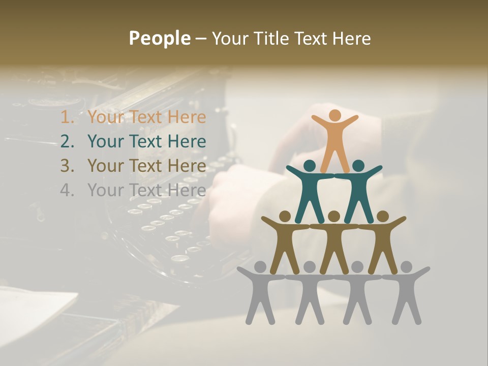 Old Typewriter PowerPoint Template