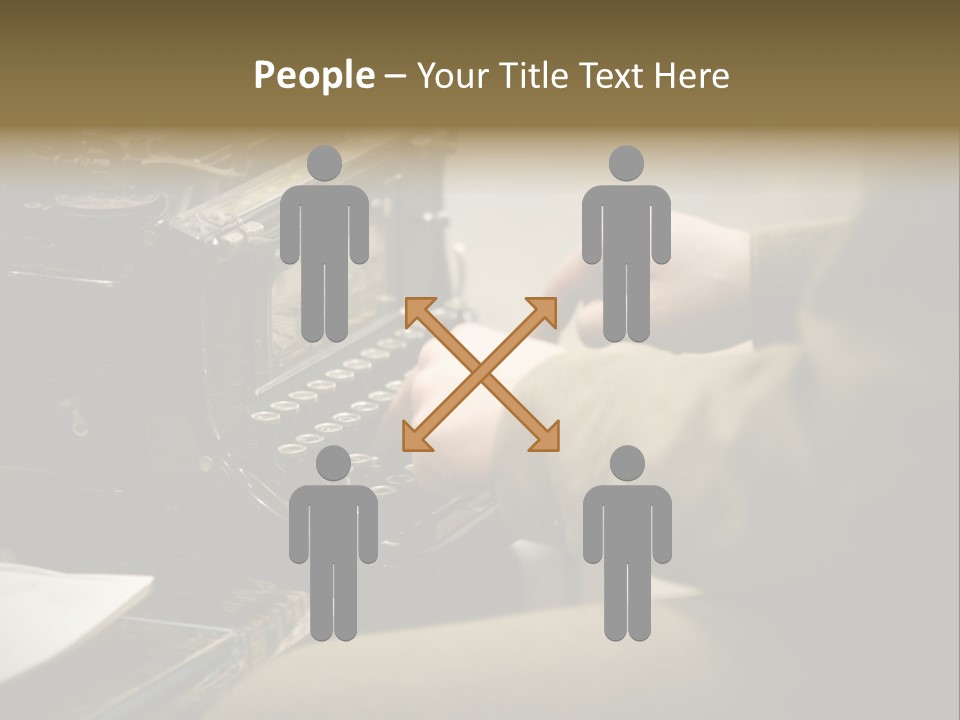 Old Typewriter PowerPoint Template