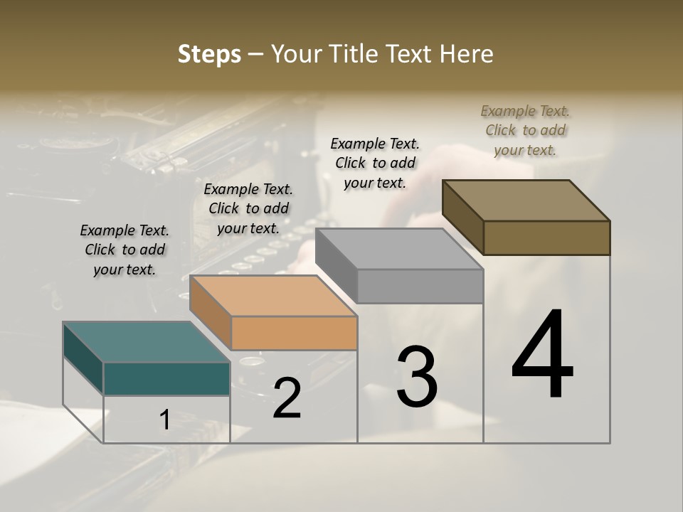 Old Typewriter PowerPoint Template
