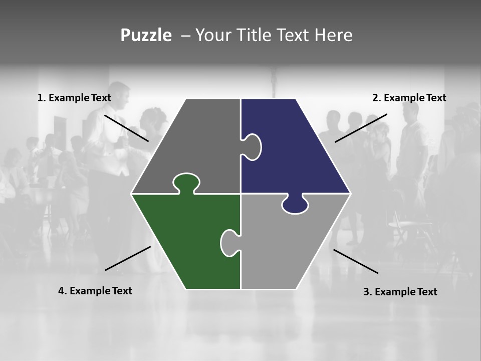 Bride And Groom Dancing PowerPoint Template