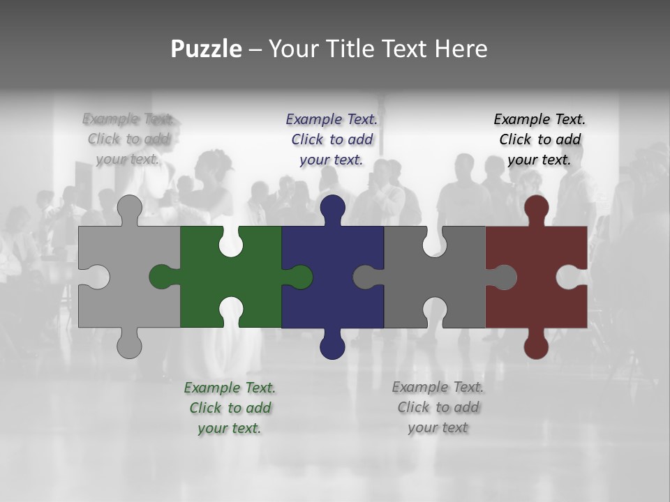 Bride And Groom Dancing PowerPoint Template