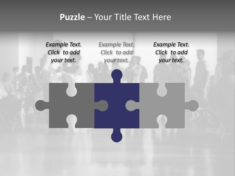 Bride And Groom Dancing PowerPoint Template