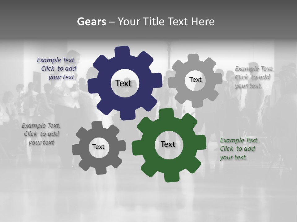 Bride And Groom Dancing PowerPoint Template