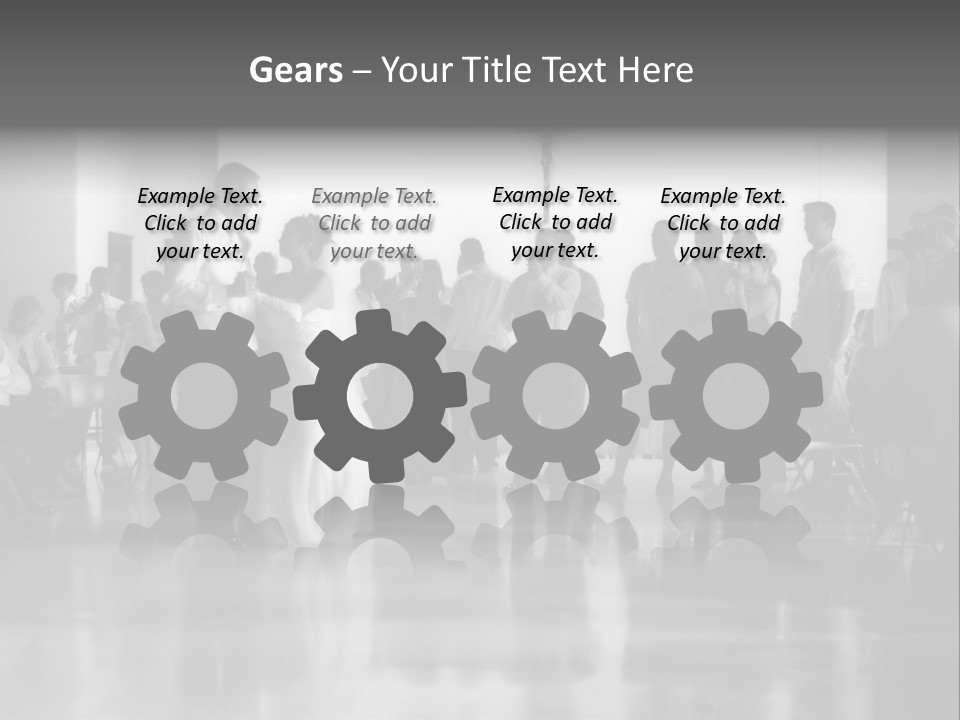 Bride And Groom Dancing PowerPoint Template