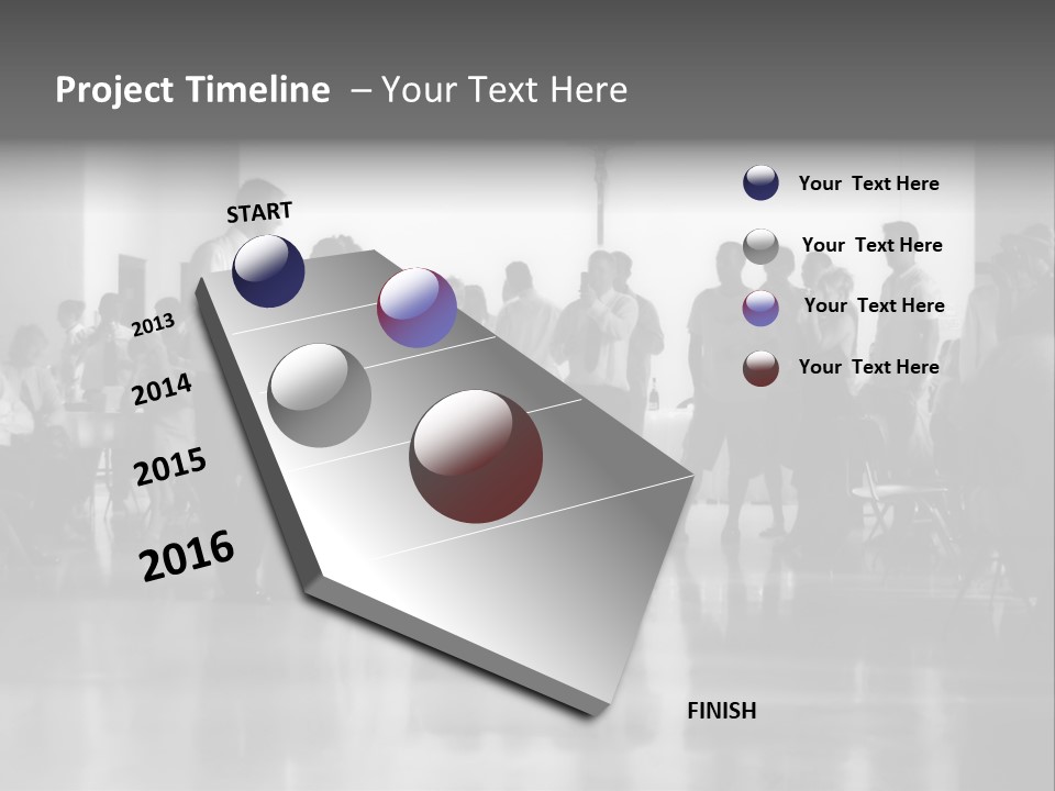 Bride And Groom Dancing PowerPoint Template