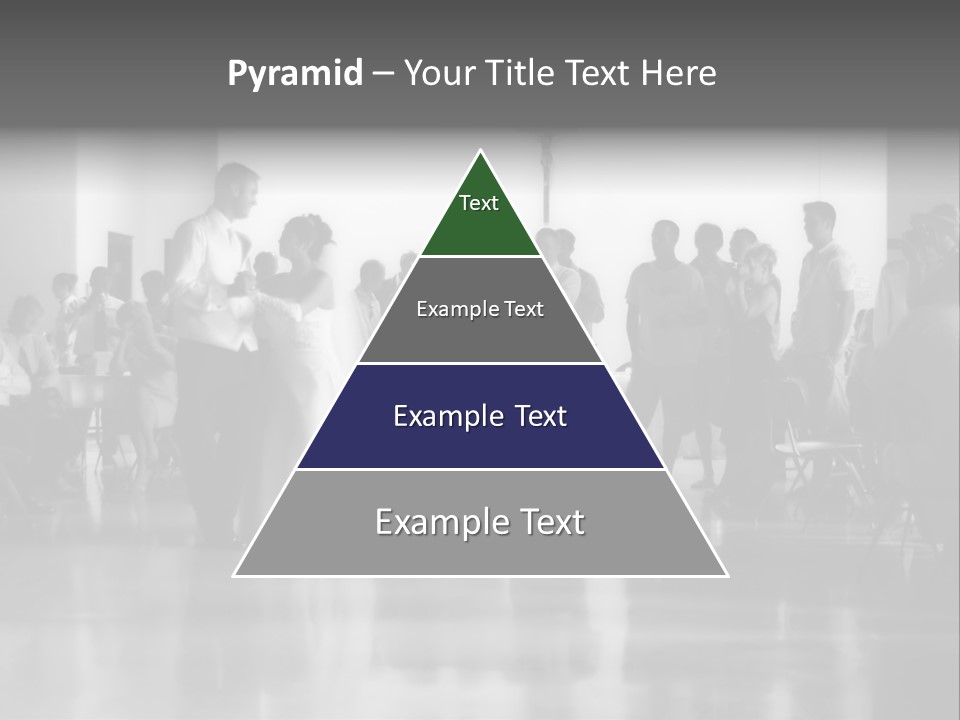 Bride And Groom Dancing PowerPoint Template