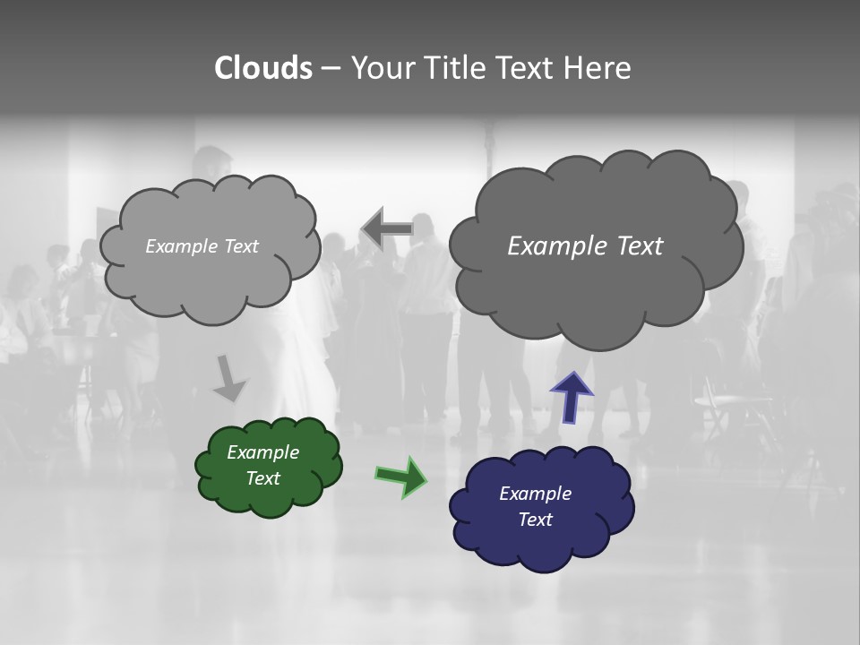 Bride And Groom Dancing PowerPoint Template