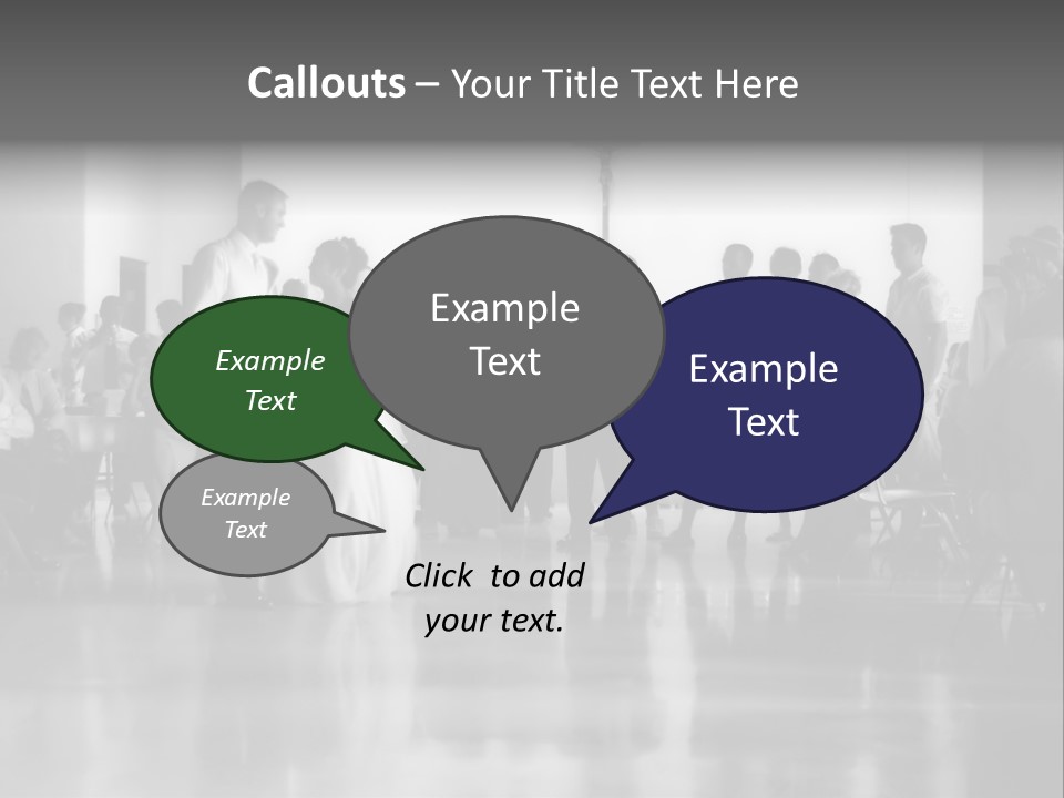 Bride And Groom Dancing PowerPoint Template