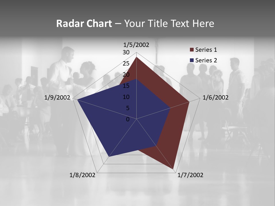 Bride And Groom Dancing PowerPoint Template