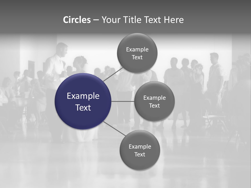 Bride And Groom Dancing PowerPoint Template