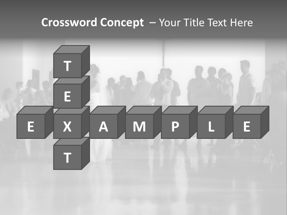 Bride And Groom Dancing PowerPoint Template