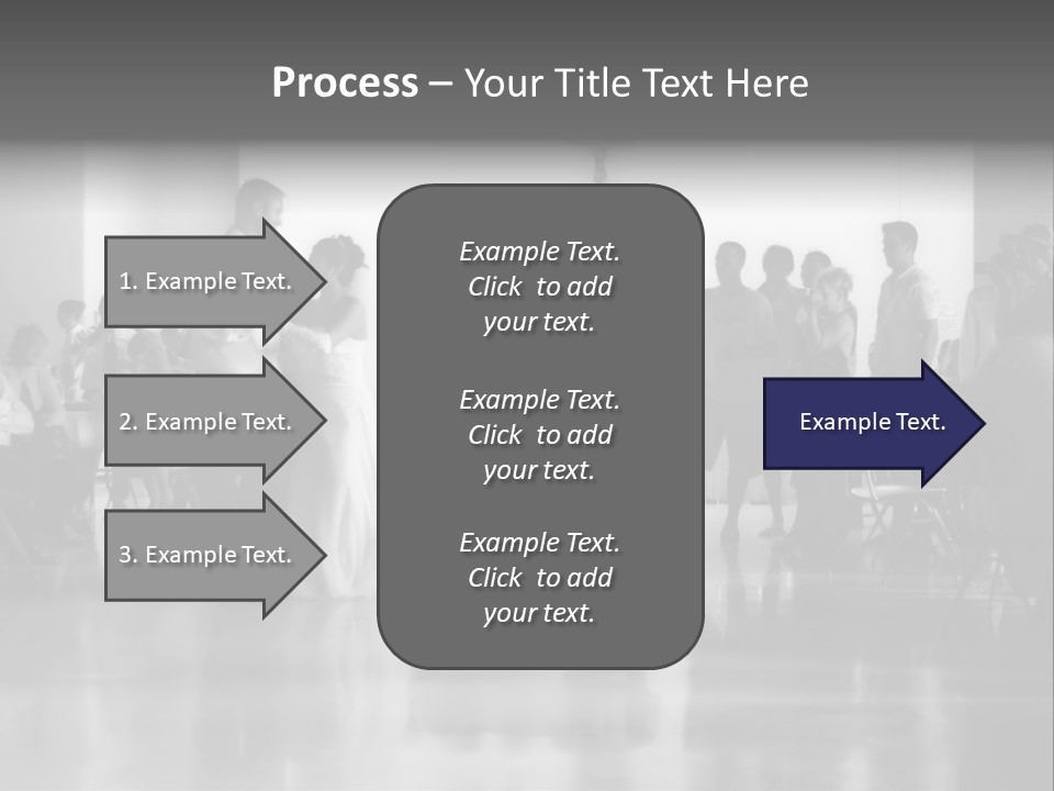 Bride And Groom Dancing PowerPoint Template