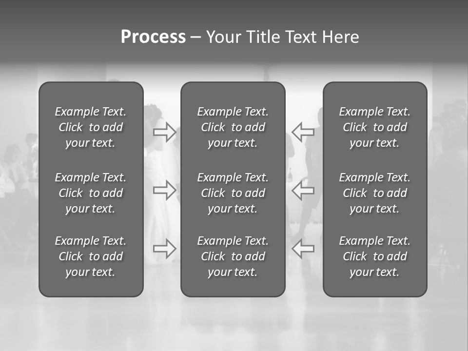 Bride And Groom Dancing PowerPoint Template