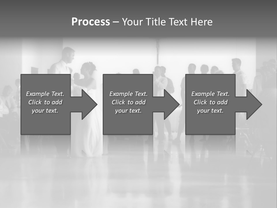 Bride And Groom Dancing PowerPoint Template