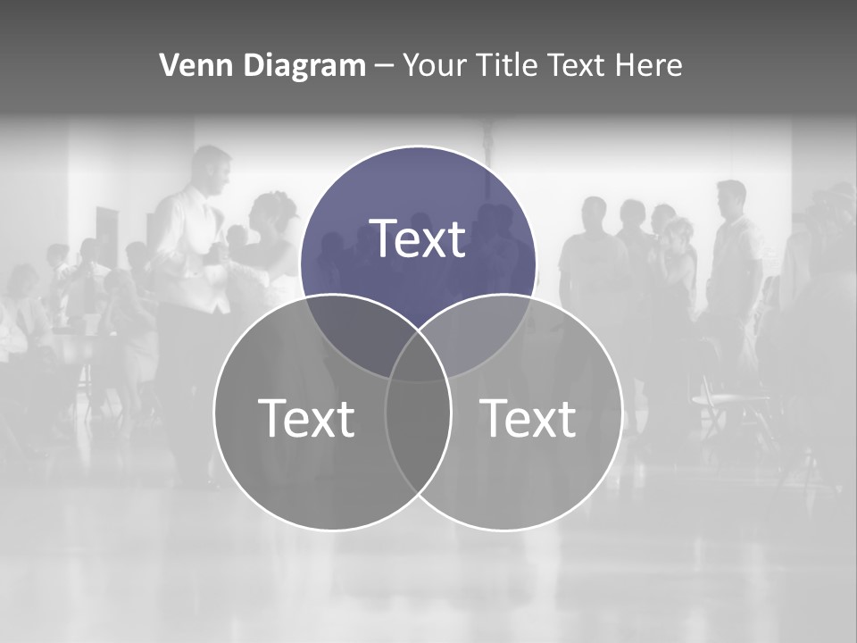 Bride And Groom Dancing PowerPoint Template