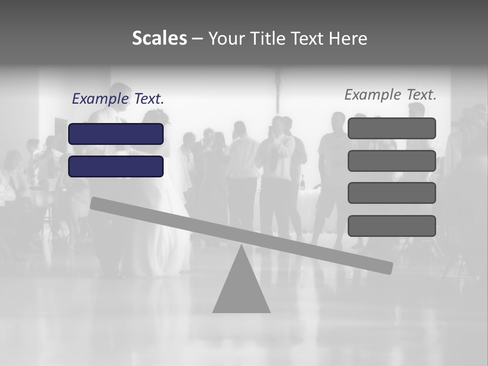 Bride And Groom Dancing PowerPoint Template