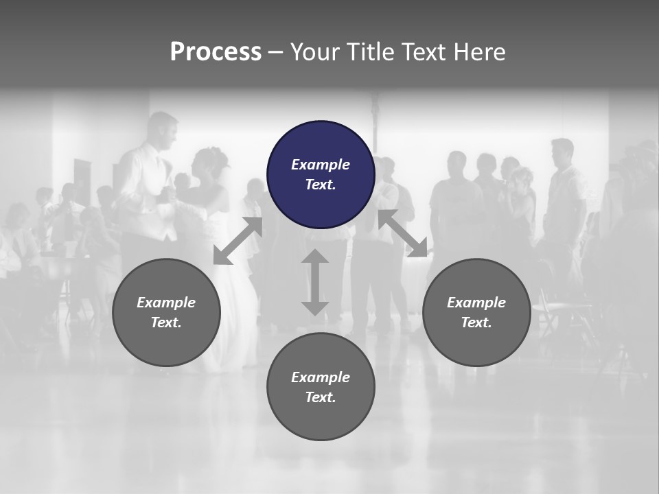 Bride And Groom Dancing PowerPoint Template