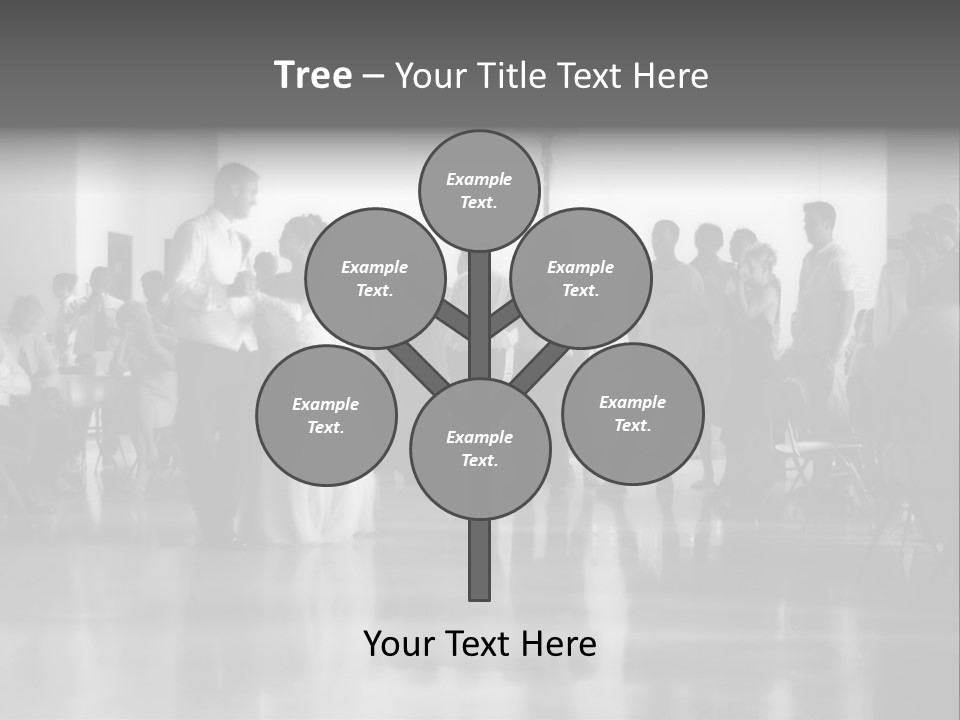 Bride And Groom Dancing PowerPoint Template