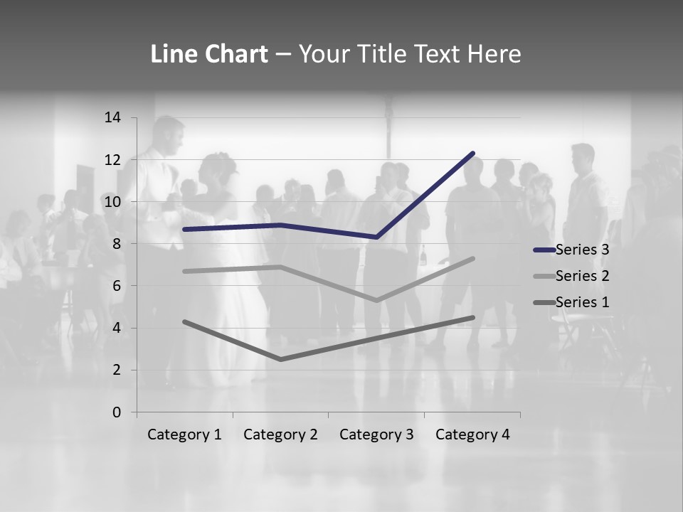 Bride And Groom Dancing PowerPoint Template