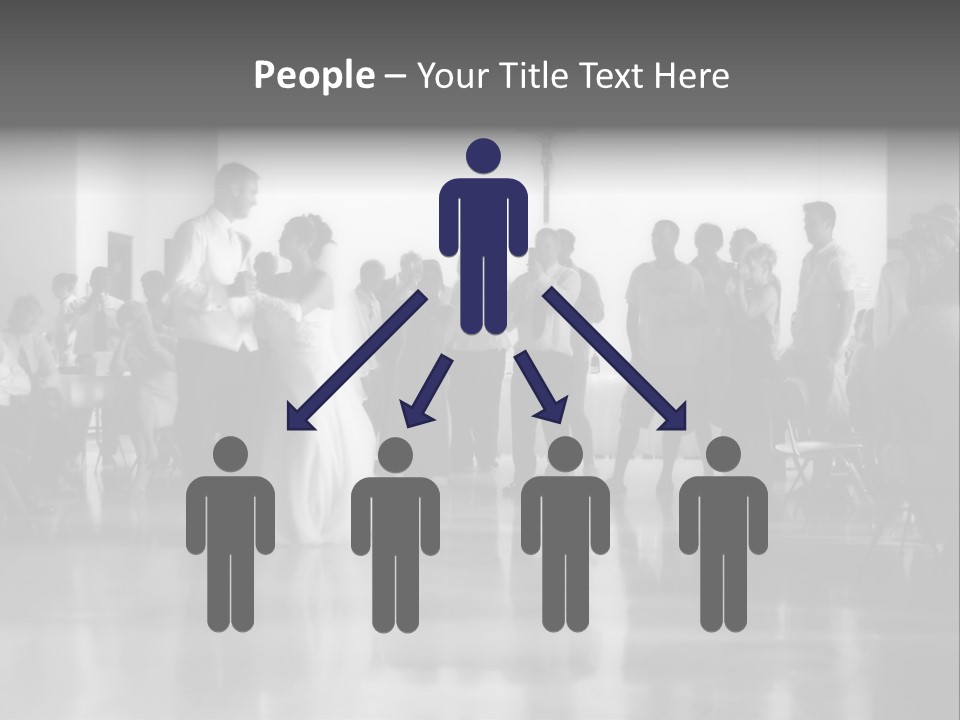 Bride And Groom Dancing PowerPoint Template